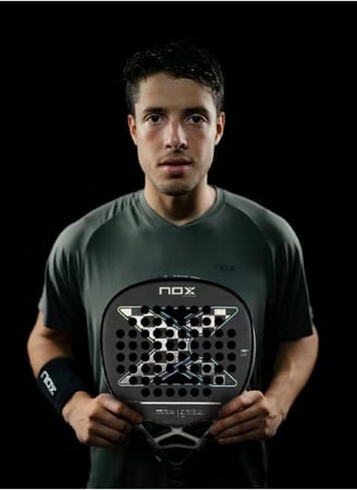 NOX AT GENIUS Attack 18K Padel Racket by AGUSTIN TAPIA