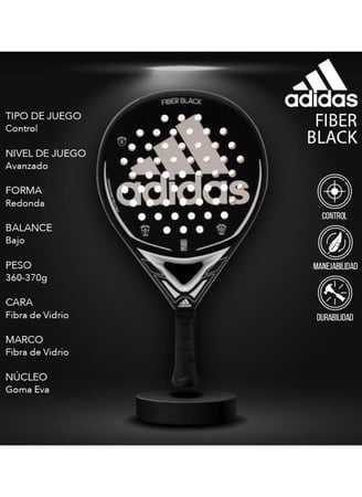 Adidas Fiber Black Padel Racket