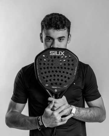 Siux Leo Augsburger Fenix Pro Black 2026 Padel Racket