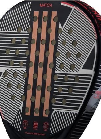 Adidas Match 3.3 Racket Black Red 2024