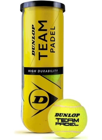 Dunlop Team Padel Balls (3 balls)