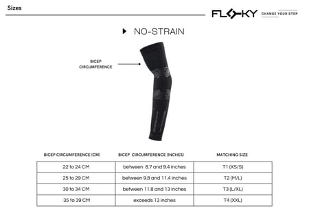 Floky Agustín Tapia No Strain Evolution Arm Sleeves – Black/White,1 Unit