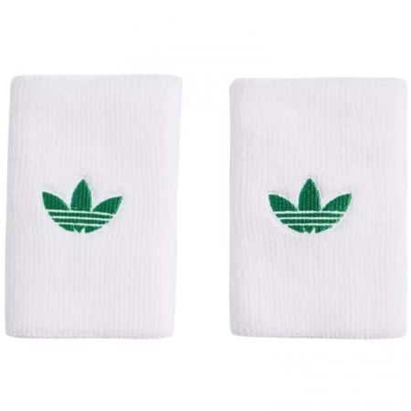 Adidas Originals Long Wristbands White/Green 2-Pack