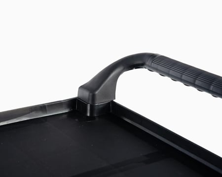 عربة تقديم بلاستيك أسود