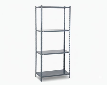 وحدة رفوف تخزين مجلفن 4 رف -حمولات متوسطة