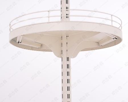 استاند سوبر ماركت دائرة كامل 3رف وقاعدة