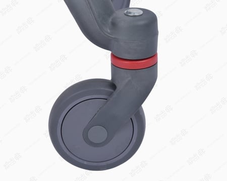 عربة تسوق بلاستيك رصاصي