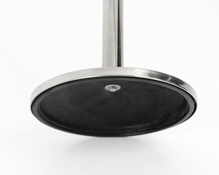 عمود سارية فضي قابل للتعديل حتى 2.5 متر