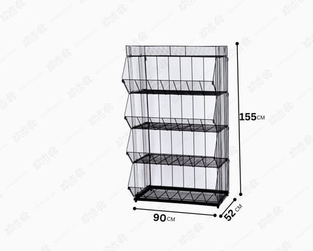 استاند 4 سلة شبك دقيق