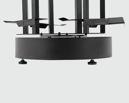 استاند عرض احذية سداسي دوار