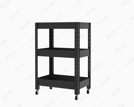 رفوف منزلية سهلة التركيب بكفرات 3 رف 32*50*75 سم