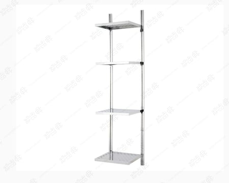 رفوف جدارية على العمود