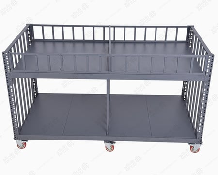 سلة عرض وتخزين منتجات دورين حديد