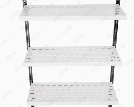 رفوف جدارية على العمود