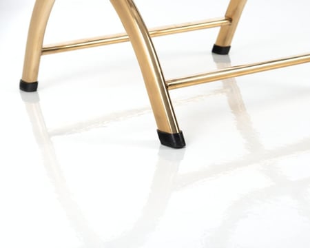 حامل شنط فندقي ذهبي