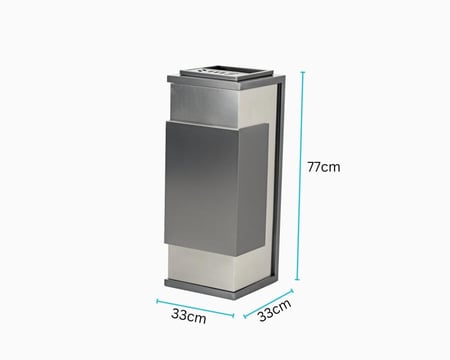 طفاية وسلة مهملات فندقية استيل