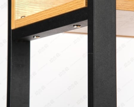 رفوف خشب  بيج 6 رف ارتفاع 220 سم