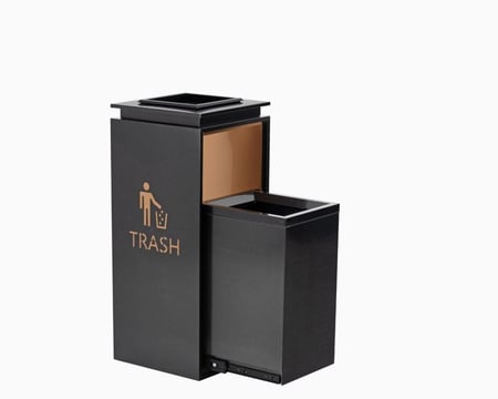 طفاية وسلة مهملات درج سحاب فندقية فاخرة