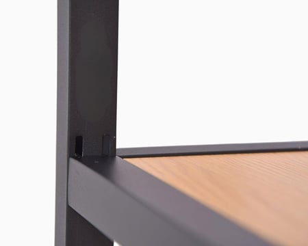 طاولة عرض خشبية 3 رف