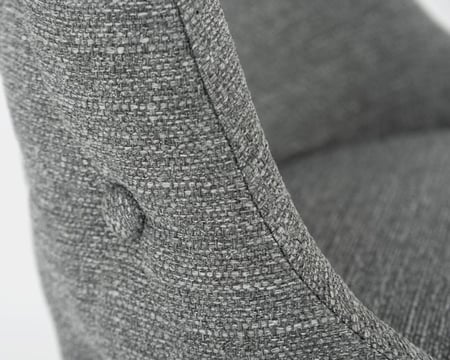 كرسي بار قماش رمادي فاتح