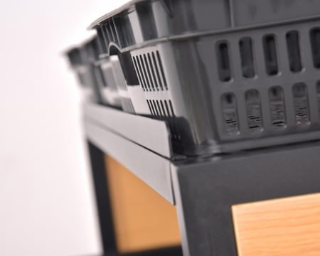 استاند عرض خضروات خشب