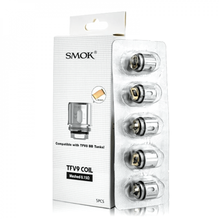 TFV9 Replacement Mesh Coils By Smok 5 pack