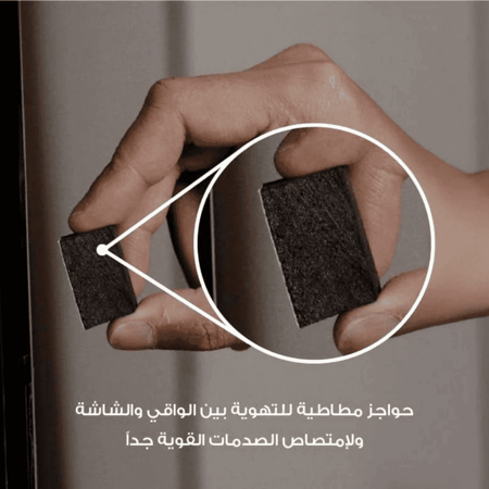 حواجز مطاطية من الدروع الواقية للتهوية بين واقي شاشة التلفزيون والشاشة