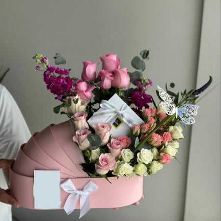 هندول بتنسيق فاخر شوكلاته باتشي | Swing with luxurious arrangement of Patchi chocolates