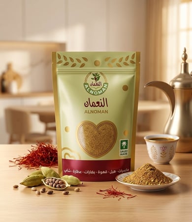 قهوة النعمان مخلوطة بالهيل والزعفران 1 كيلو