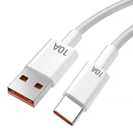 120 واط 10A USB-Type-C كابل شحن سريع لسامسونج Xiaomi هواوي USB C الهاتف المحمول كابل بيانات شحن سريع للغاية