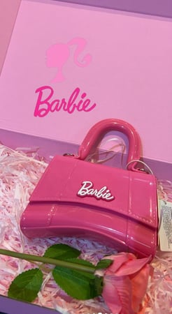 حقيبة جيلي باربي  ،،،  من مينيسو سلسلة حزام كتف قابل للفك