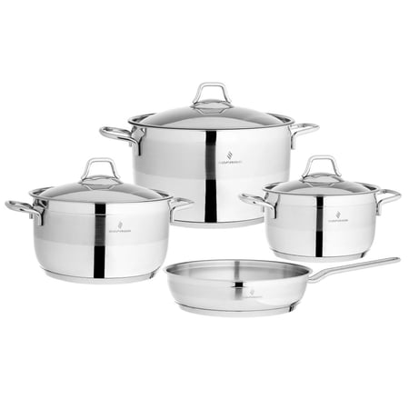 طقم قدور سوفت استيل تركي 7 قطع