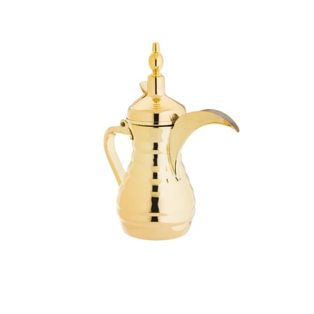 دلة قهوة ستيل فاخر ذهبي سعة 950 مل