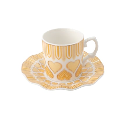 طقم فناجين قهوة تركي رومانتيك 12 قطعة