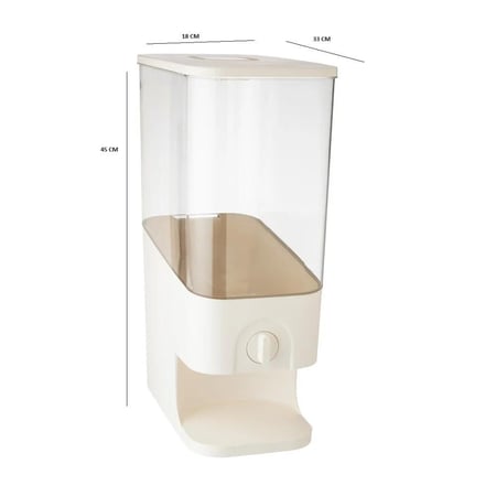 حافظة توزيع الأرز والحبوب اكليرك 10 كغ