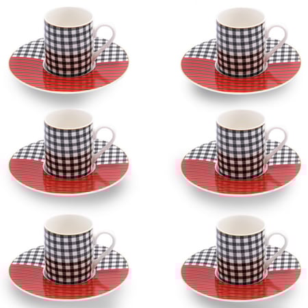 طقم فناجين قهوة تركي 12 قطعة