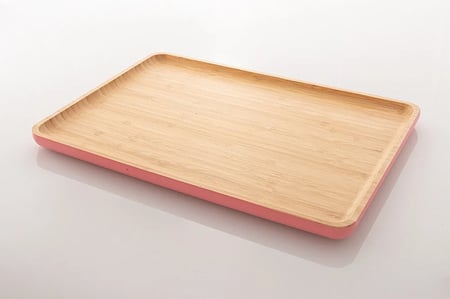 صينية تقديم خشب مستطيل 35 سم