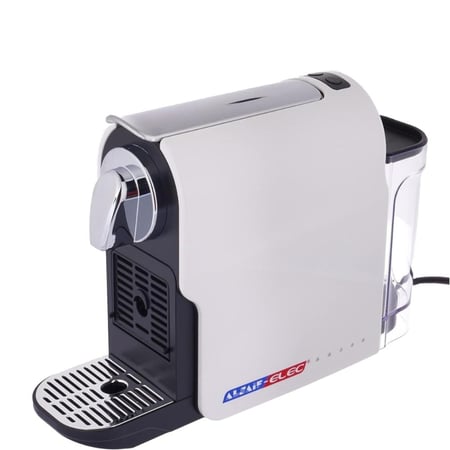 ماكينة تحضير القهوة كبسولات 0.75 لتر 1350 واط لون فضي