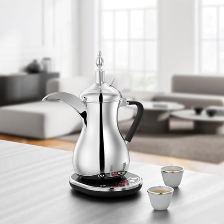 الدلة الكهربائية من السيف سعة 1 لتر لون فضي