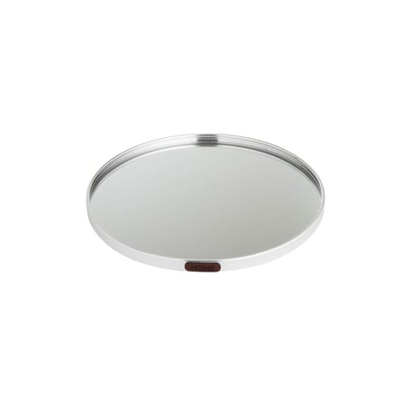 طوفرية ستيل مع مرآة دائرية مقاس وسط