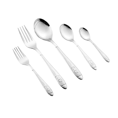 طقم ملاعق وشوك إستيل ياباني 60 قطعة