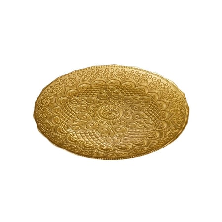 صحن تقديم زجاج تركي مدور مقاس 32 سم