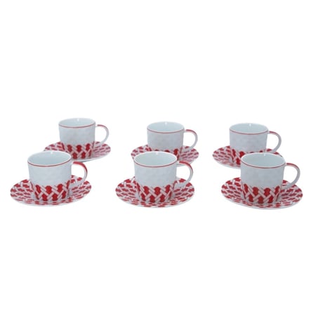 طقم فناجين قهوة تركي باترن 12 قطعة