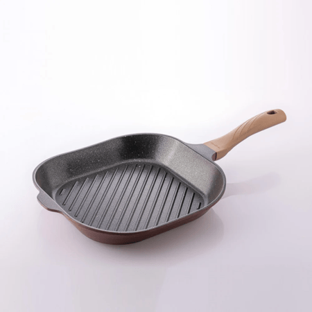 شواية تيتانيوم مقاس 30 سم لون عودي