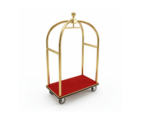 عربة نقل شنط فندقية فاخرة