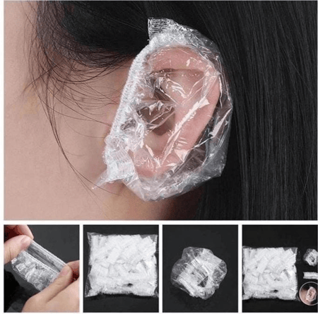 غطاء اذن بلاستيك الكرتون