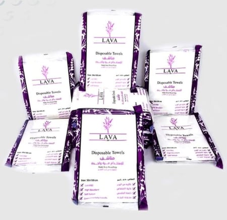 منشفة صحية مقاس 50*100 استخدام مرة واحدة