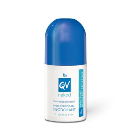 كيو في ناكيد مزيل عرق خالٍ من العطر 80 جم - QV Naked Anti-Perspirant Deodorant Fragrance Free 80g