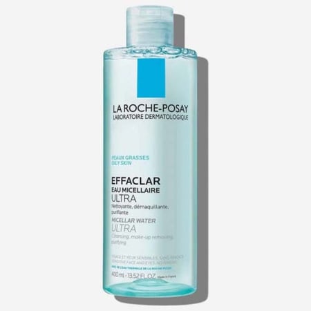 لاروش بوزيه إيفاكلار مياه ميسيلار ألترا لتنظيف البشرة الدهنية والحساسة – 400 مل - La Roche-Posay Effaclar Micellar Water Ultra 400ml
