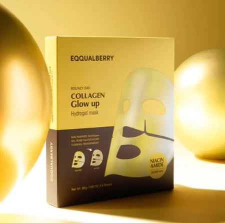 مجموعة قناع  الكولاجين المرطبة للبشرة من ايكوال بيري